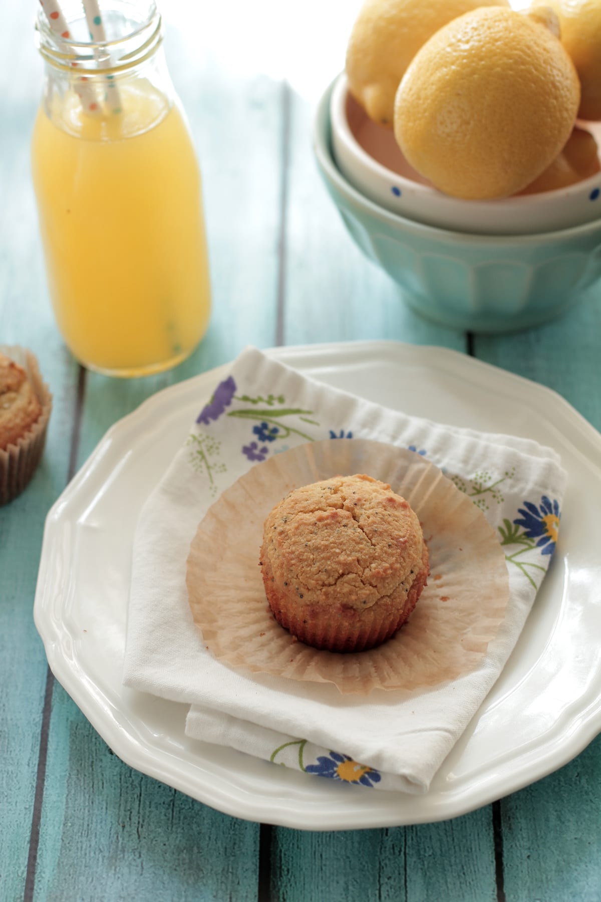 Almond Flour Lemon Poppy Seed Muffins