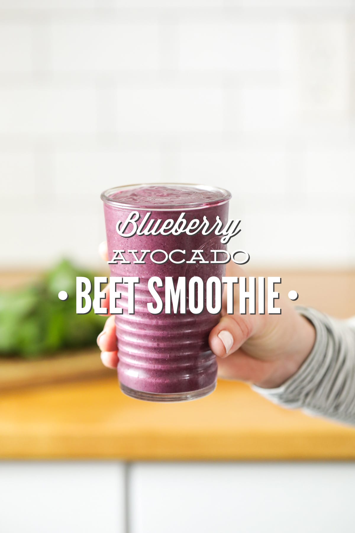 Blueberry Avocado Beet Smoothie