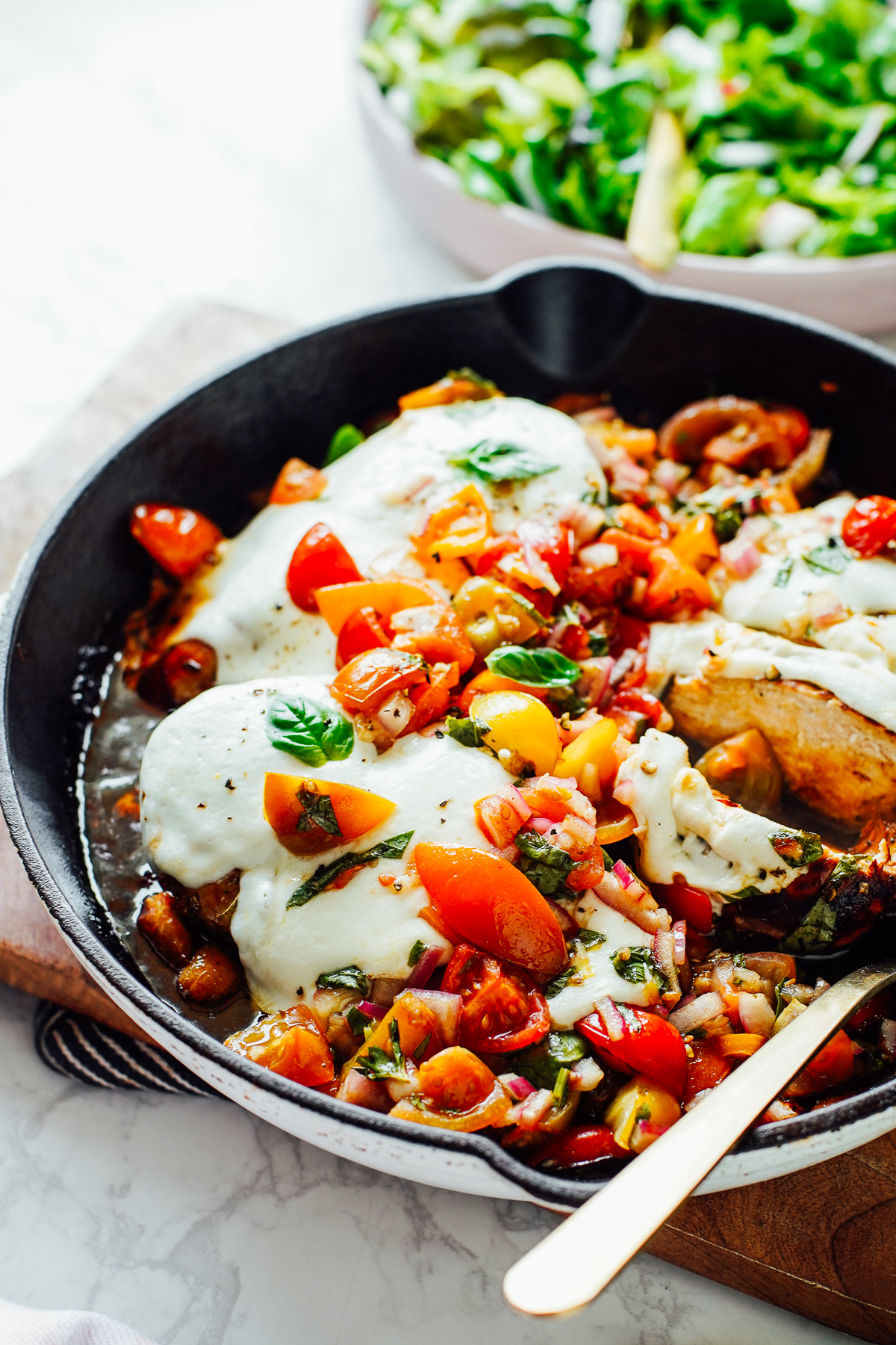 Easy Baked Balsamic Mozzarella Bruschetta Chicken Recipe