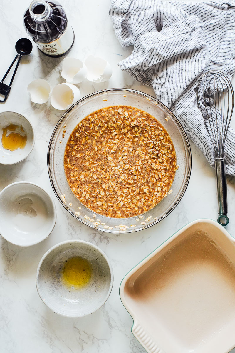 All ingredients in a bowl. 