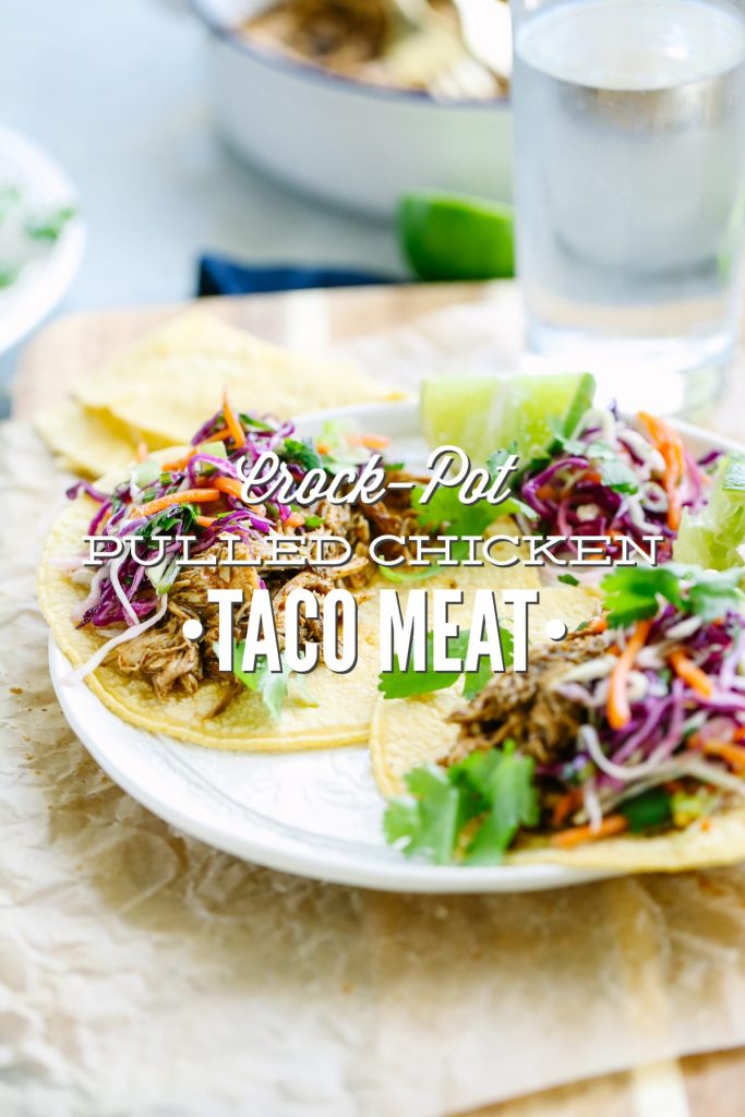 Crock-Pot Pulled Chicken Taco Meat