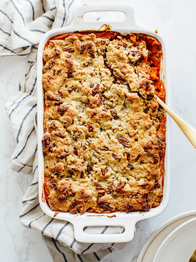 Best Sweet Potato Casserole Recipe (And It’s Healthy!)