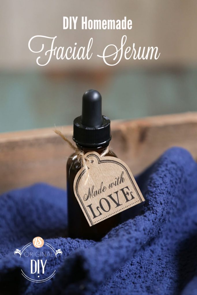 DIY Homemade Facial Serum for healthy glowing skin