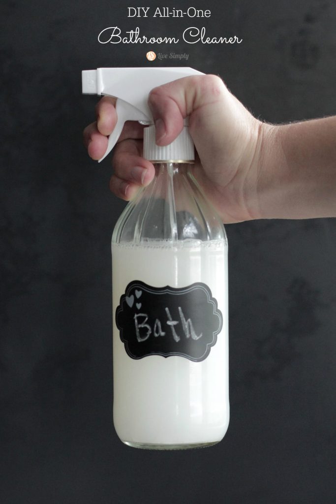 DIY homemade Bathroom cleaner