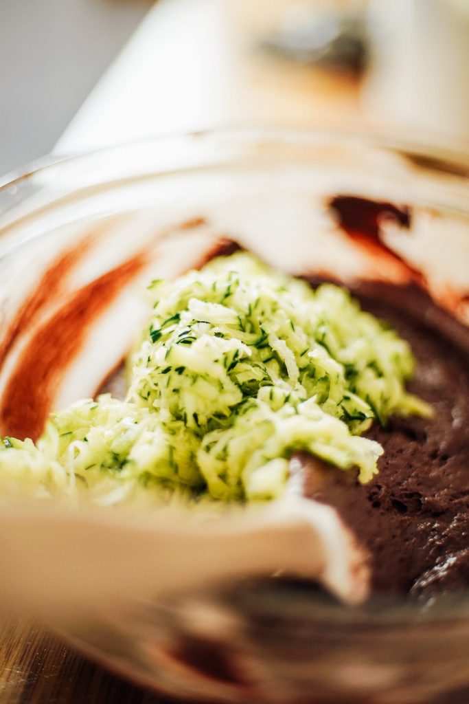 shredded zucchini for muffins 