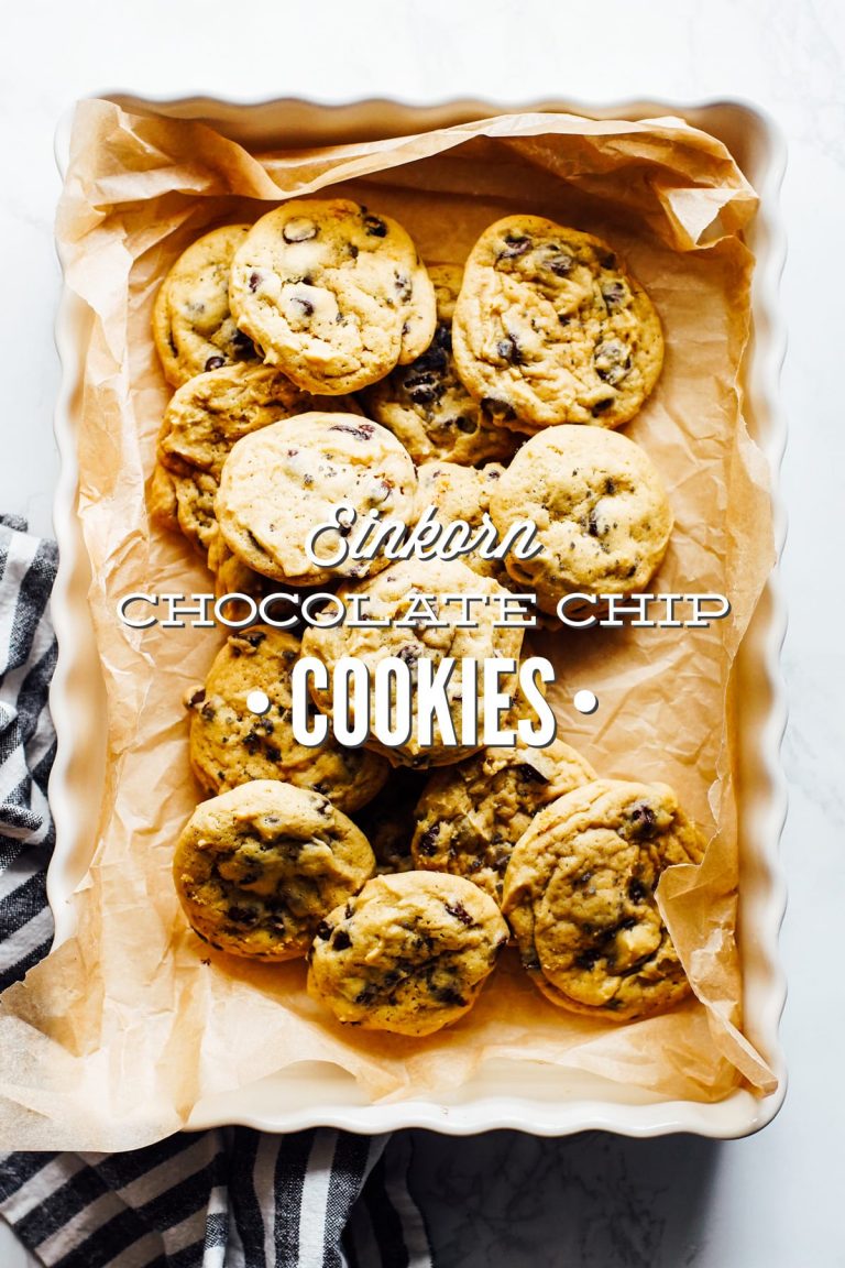 Einkorn Chocolate Chip Cookies