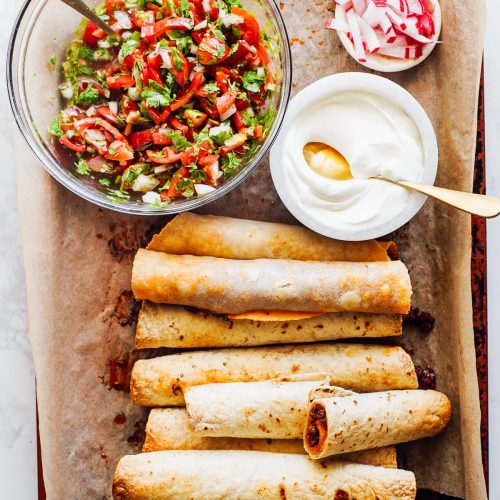 Ground beef taquitos