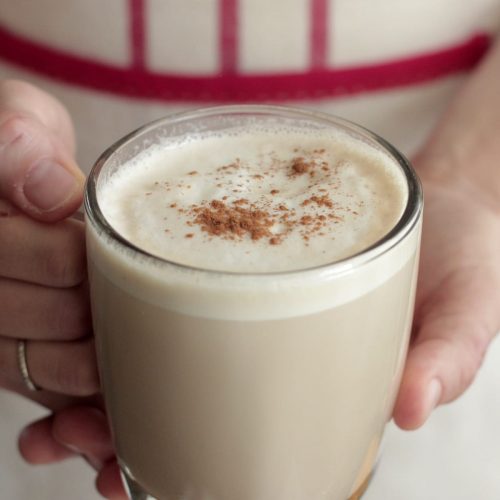 homemade chai tea latte