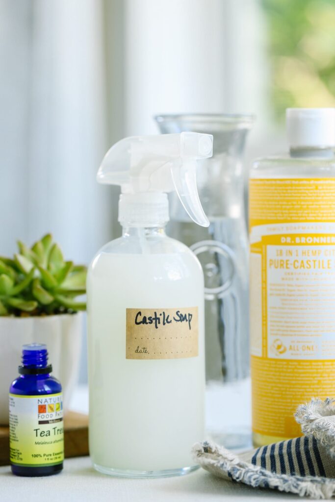 Castile soap cleaner.