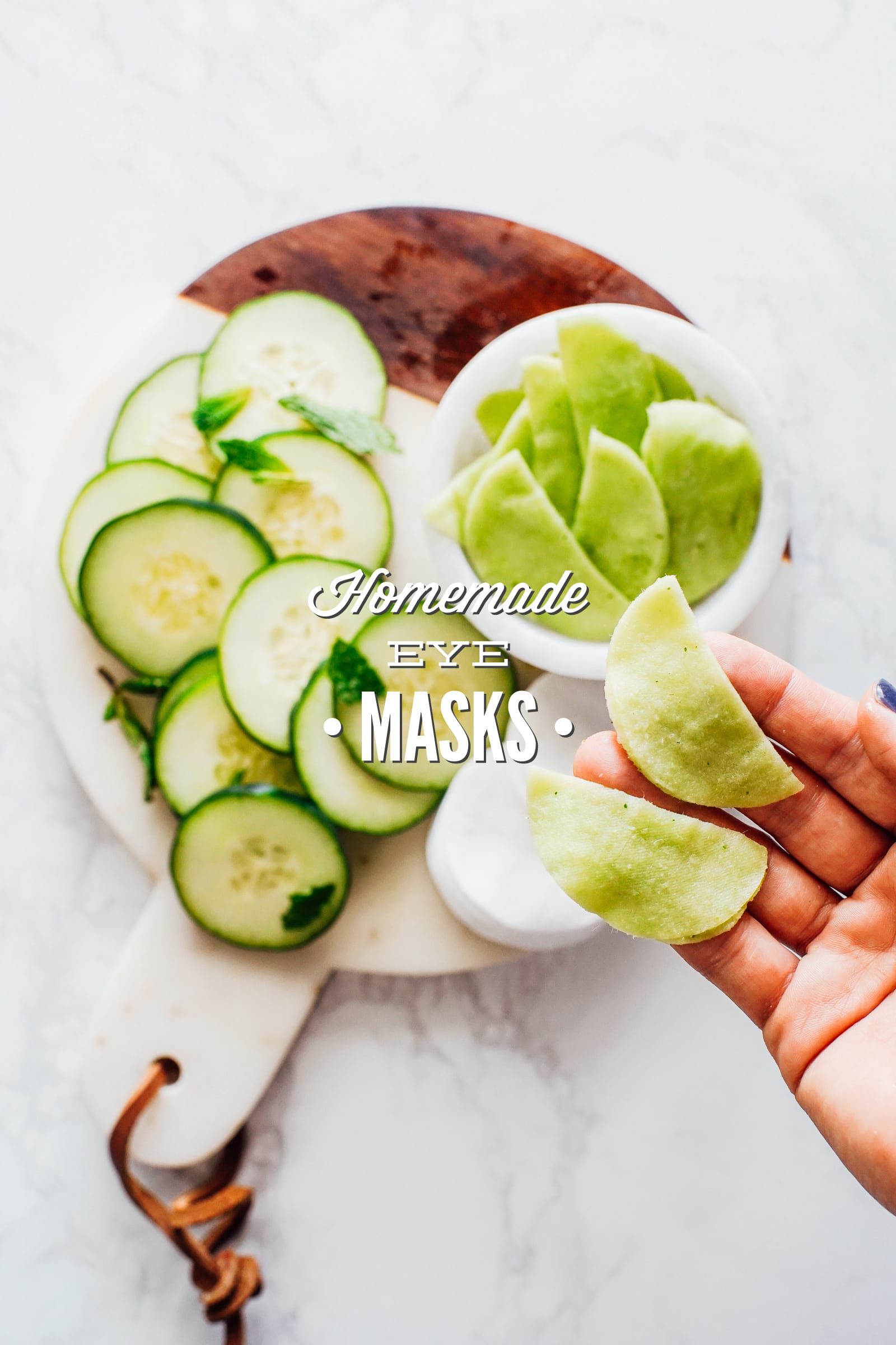 Homemade Cooling Eye Masks (For Puffy Eyes)