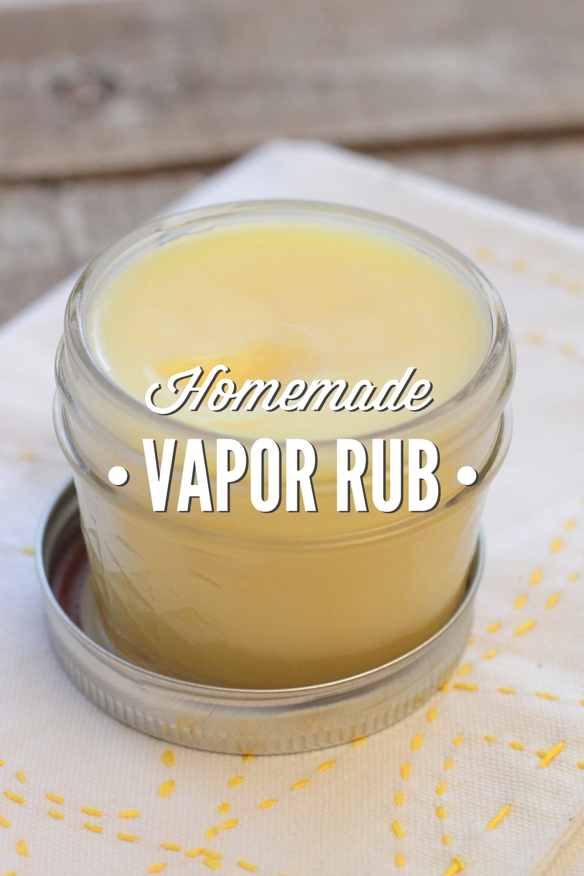 Homemade Vapor Rub