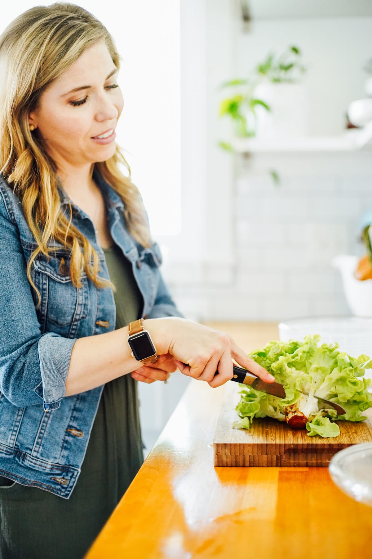 how to cut lettuce 