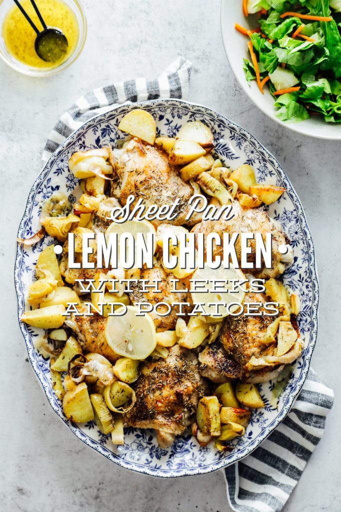 Sheet Pan Lemon Chicken Leeks Potatoes