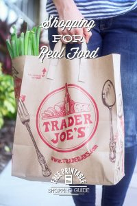 Shopping for real food at Trader Joe's