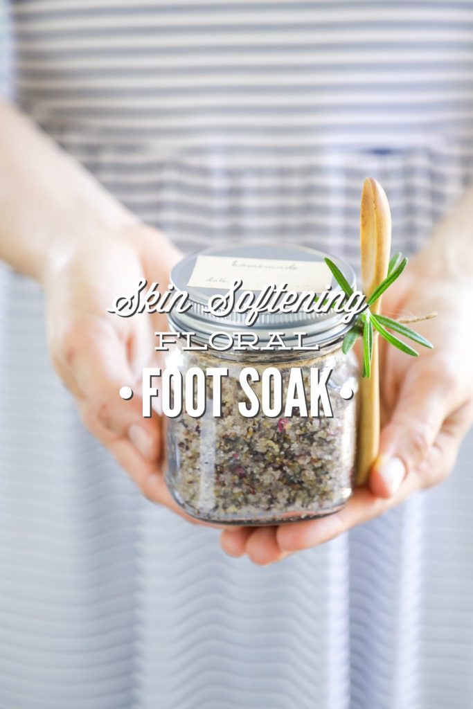 Homemade Softening Foot Soak or Scrub