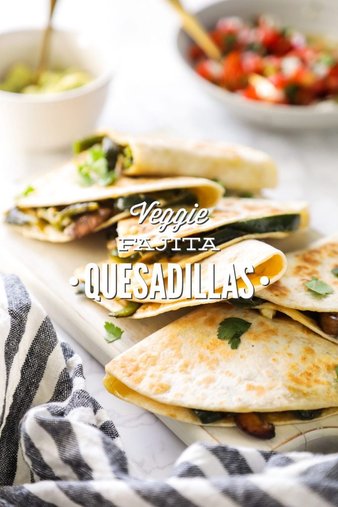 Veggie Fajita Quesadillas