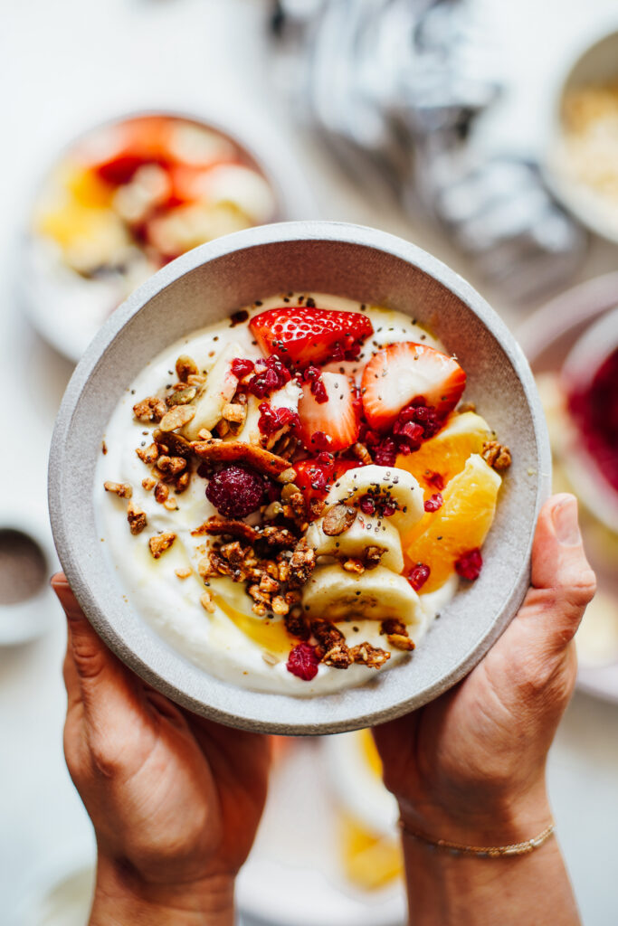 healthy yogurt bowl